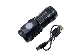 Mini linterna LED recargable con cable